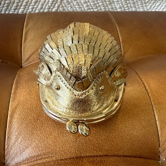 kate spade Handbags - Kate Spade Gold Hedgehog Coin Purse NWT